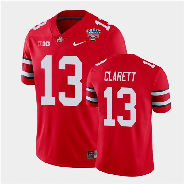 Mens #13 Maurice Clarett Ohio State Buckeyes Stitched Nike Scarlet College Football Game Jersey S-3XL