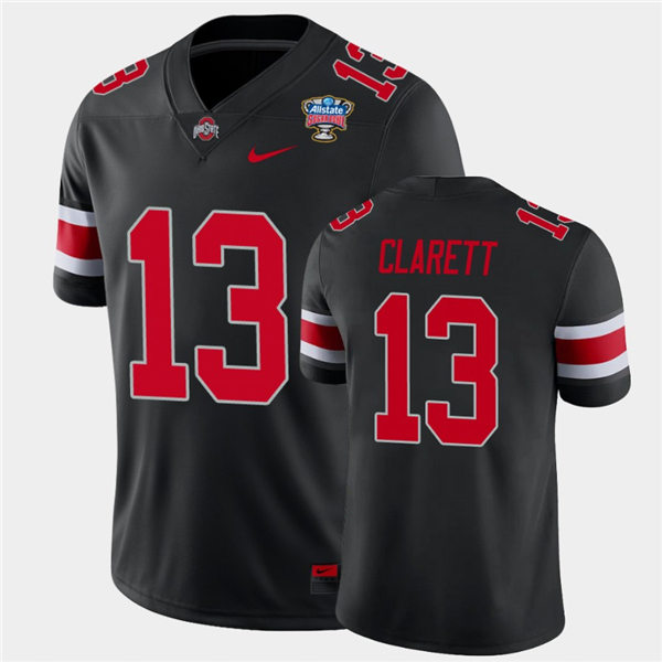 Mens #13 Maurice Clarett Ohio State Buckeyes Stitched Nike Blackout College Football Game Jersey S-3XL