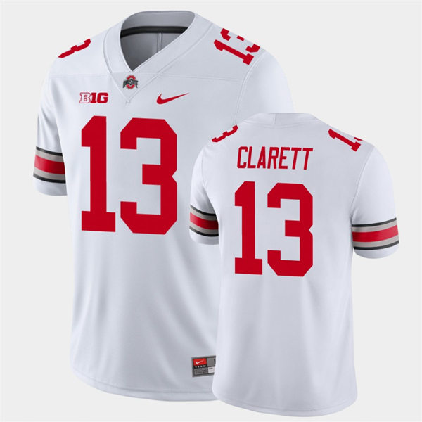 Mens #13 Maurice Clarett Ohio State Buckeyes Stitched Nike White College Football Game Jersey S-3XL