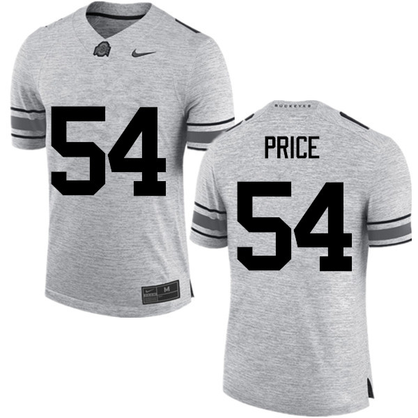 Mens #54 Billy Price Ohio State Buckeyes Stitched Nike Gray College Football Game Jersey S-3XL