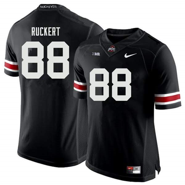 Mens #88 Jeremy Ruckert Ohio State Buckeyes Stitched Nike Blackout College Football Game Jersey S-3XL