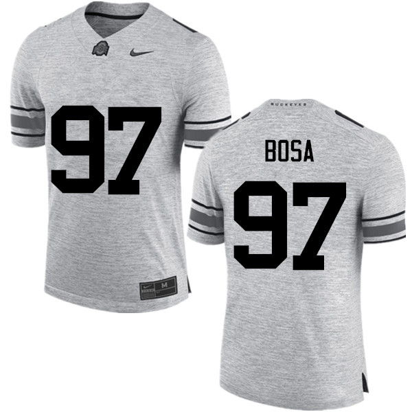 Mens #97 Joey Bosa Ohio State Buckeyes Stitched Nike Gray College Football Game Jersey S-3XL