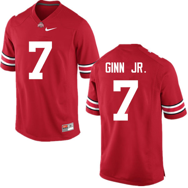 Mens #7 Ted Ginn Jr. Ohio State Buckeyes Stitched Nike Scarlet College Football Game Jersey S-3XL