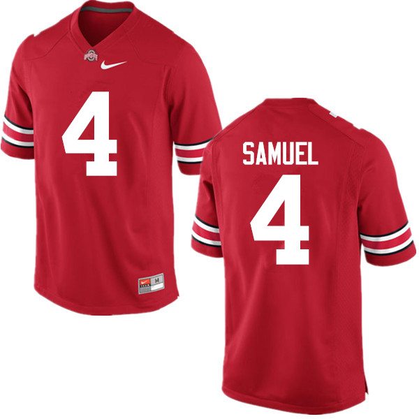 Mens #4 Curtis Samuel Ohio State Buckeyes Stitched Nike Scarlet College Football Game Jersey S-3XL