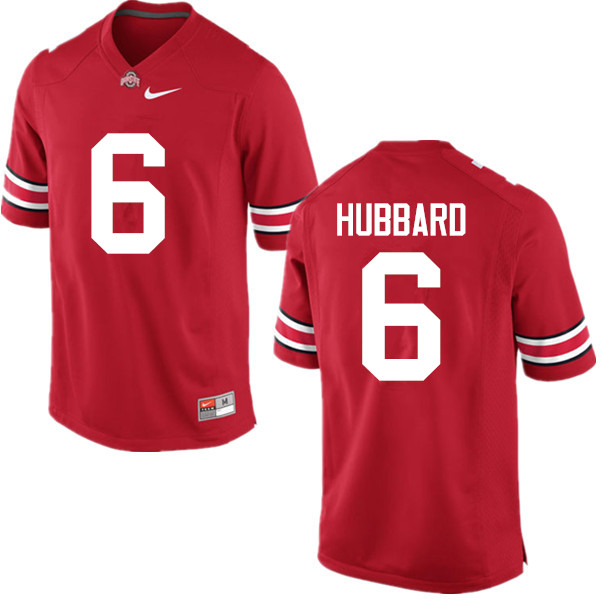 Mens #6 Sam Hubbard Ohio State Buckeyes Stitched Nike Scarlet College Football Game Jersey S-3XL