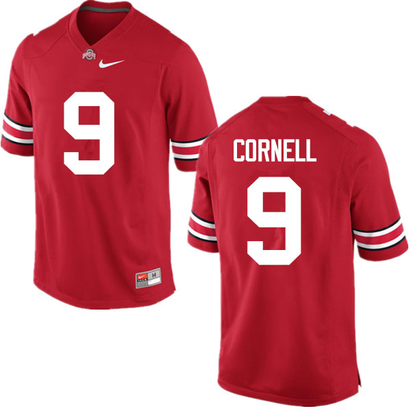 Mens #9 Jashon Cornell Ohio State Buckeyes Stitched Nike Scarlet College Football Game Jersey S-3XL