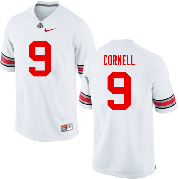 Mens #9 Jashon Cornell Ohio State Buckeyes Stitched Nike White College Football Game Jersey S-3XL