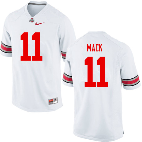 Mens #11 Austin Mack Ohio State Buckeyes Stitched Nike White College Football Game Jersey S-3XL