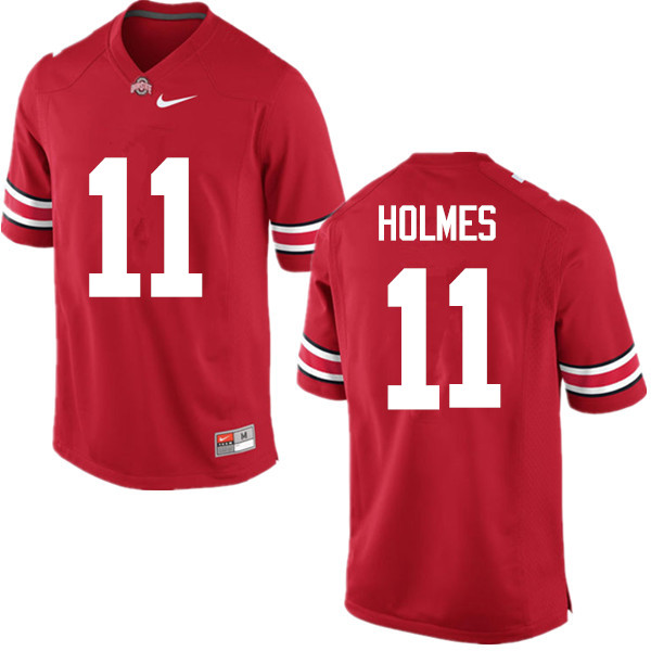 Mens #11 Jalyn Holmes Ohio State Buckeyes Stitched Nike Scarlet College Football Game Jersey S-3XL