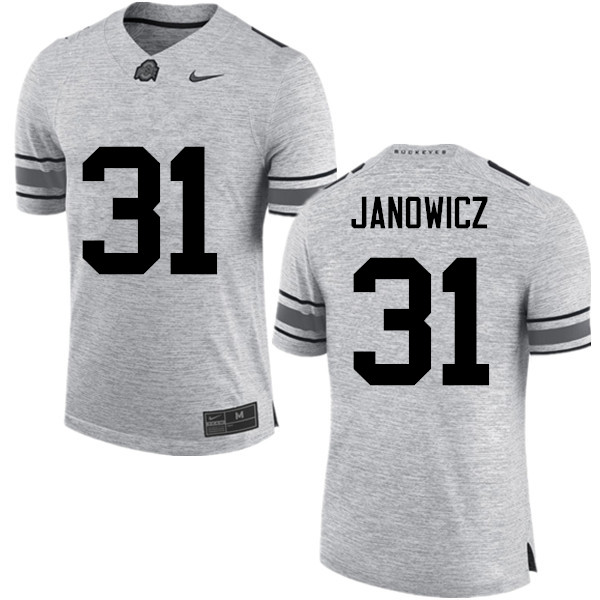 Mens #31 Vic Janowicz Ohio State Buckeyes Stitched Nike Gray College Football Game Jersey S-3XL