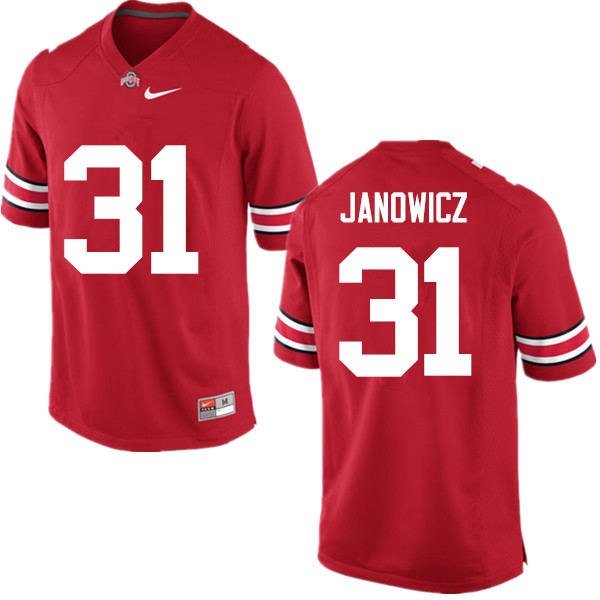 Mens #31 Vic Janowicz Ohio State Buckeyes Stitched Nike Scarlet College Football Game Jersey S-3XL