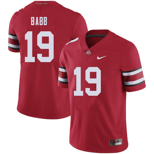 Mens #19 Dallas Gant Ohio State Buckeyes Stitched Nike Scarlet College Football Game Jersey S-3XL  
