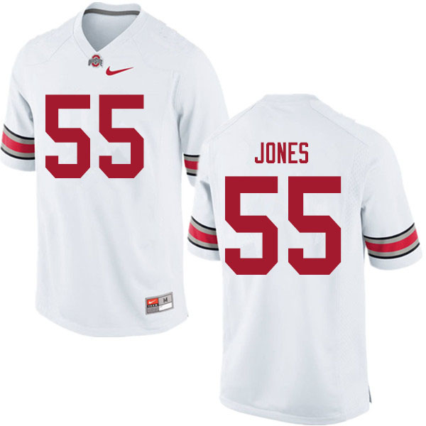 Mens #55 Matthew Jones Ohio State Buckeyes Stitched Nike White College Football Game Jersey S-3XL  