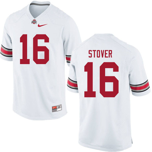 Mens #16 Cade Stover Ohio State Buckeyes Stitched Nike White College Football Game Jersey S-3XL  