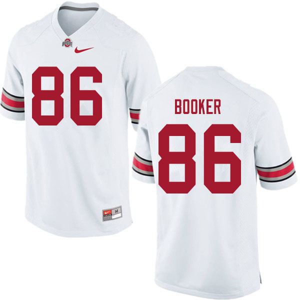 Mens #86 Chris Booker Ohio State Buckeyes Stitched Nike White College Football Game Jersey S-3XL