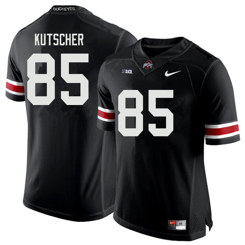 Mens #85 Austin Kutscher Ohio State Buckeyes Stitched Nike Black White College Football Game Jersey S-3XL