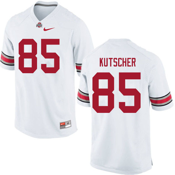 Mens #85 Austin Kutscher Ohio State Buckeyes Stitched Nike White College Football Game Jersey S-3XL