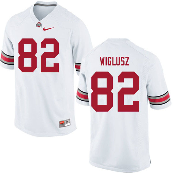 Mens #82 Sam Wiglusz Ohio State Buckeyes Stitched Nike White College Football Game Jersey S-3XL