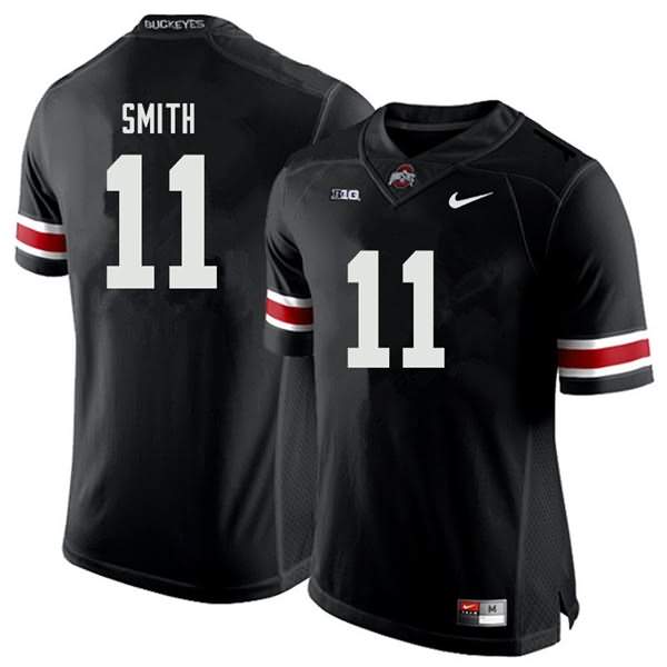 Mens #11 Tyreke Smith Ohio State Buckeyes Stitched Nike Black White College Football Game Jersey S-3XL
