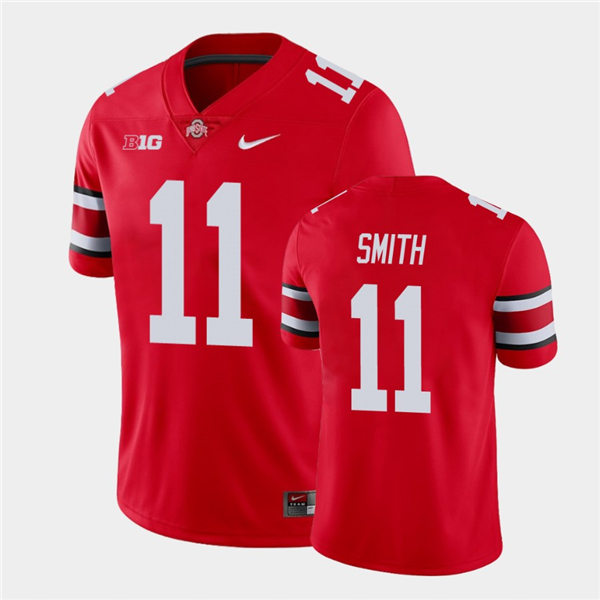Mens #11 Tyreke Smith Ohio State Buckeyes Stitched Nike Scarlet College Football Game Jersey S-3XL