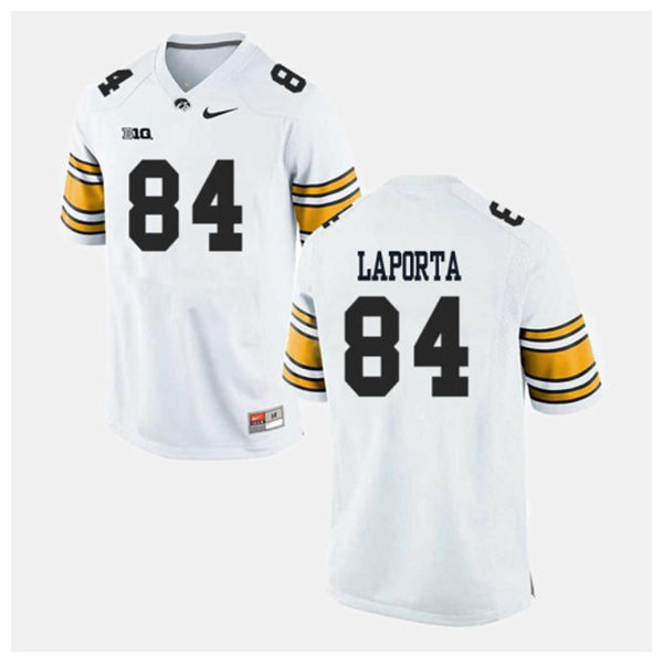 Mens Iowa Hawkeyes #84 Sam LaPorta Nike White College Football Game Jersey Mens Iowa Hawkeyes #84 Sam LaPorta Nike White College Football Game Jersey