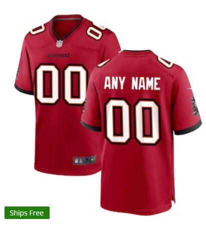 Tampa Bay Buccaneers Custom Nike Red Vapor F.U.S.E. Limited Jersey