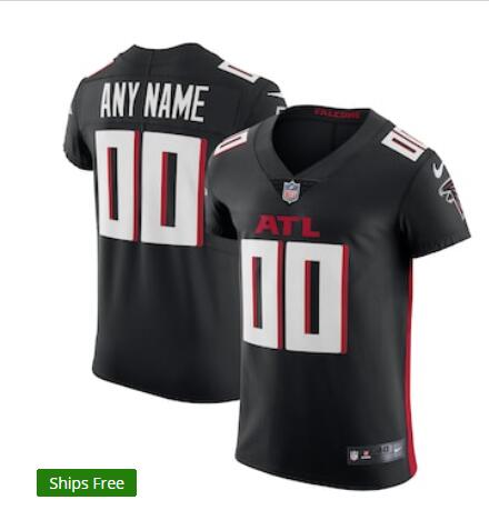Atlanta Falcons Customized Nike 2024 Black Vapor Limited Personal Jersey