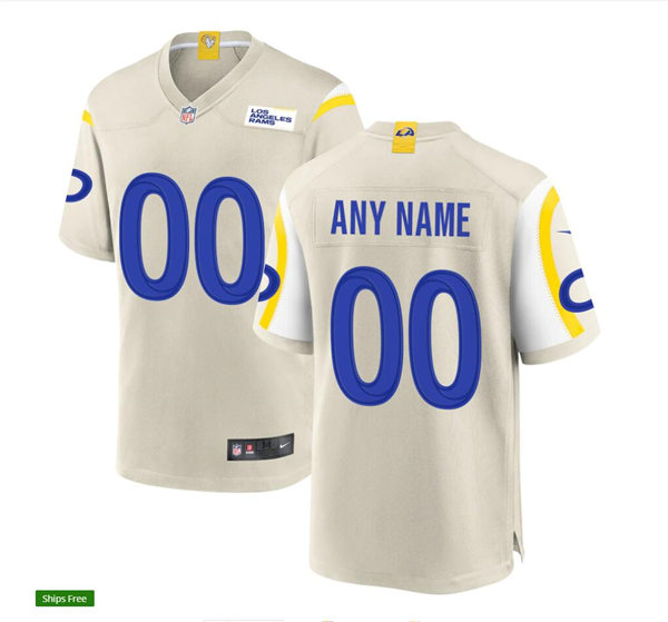 Los Angeles Rams Custom Nike Bone Vapor F.U.S.E. Limited Jersey