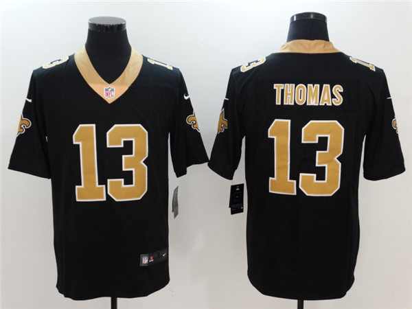 Men's #13 Michael Thomas New Orleans Saints Black Stitched Nike Vapor Untouchable Limited Jersey