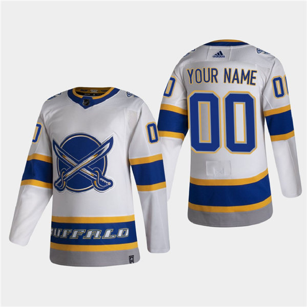 Mens Buffalo Sabres Custom 2020-21 NHL Reverse Retro Special Edition Jersey 