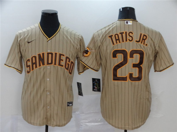 Youth San Diego Padres #23 Fernando Tatis Jr. Nike Tan Brown Jersey