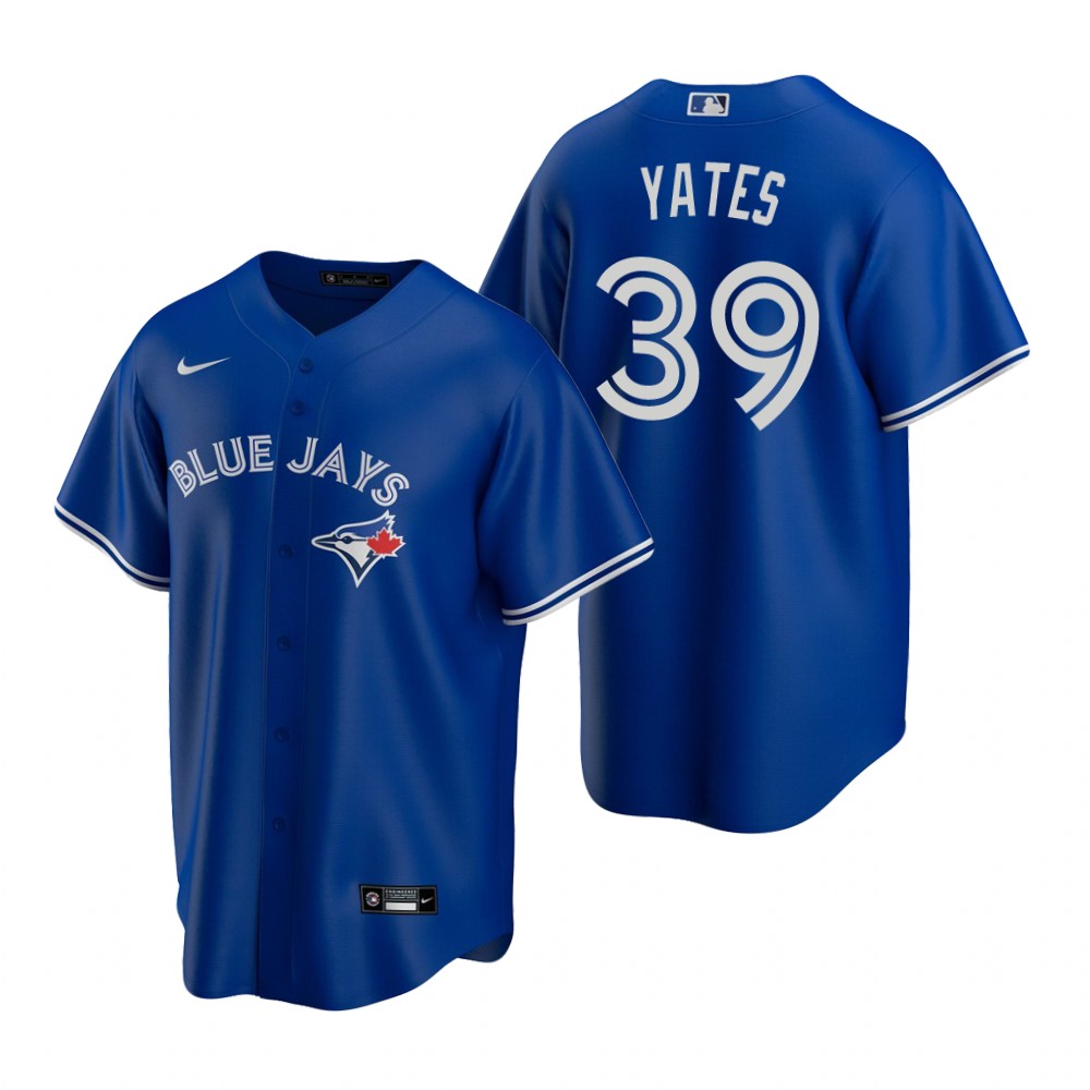 Men's Toronto Blue Jays #39 Kirby Yates Nike Royal Cool Base Jersey