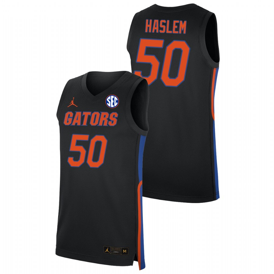 Men's Florida Gators #50 Udonis Haslem  2020 Black Jordan College Basketball Jersey