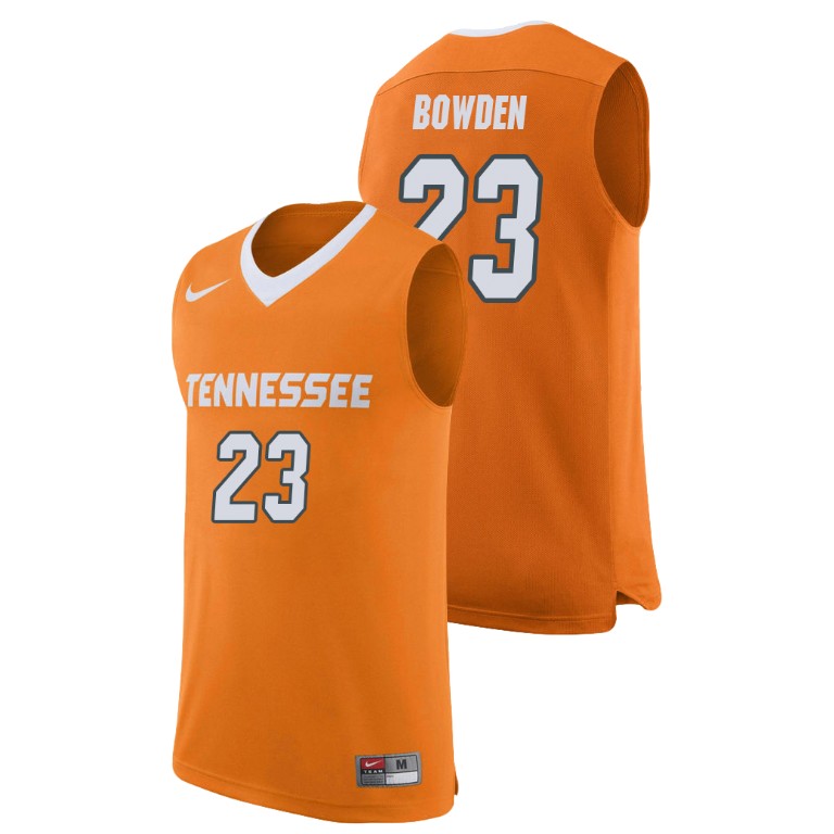 Men's Tennessee Volunteers #23 Jordan Bowden Nike 2015-18 Orange Basketball Jersey