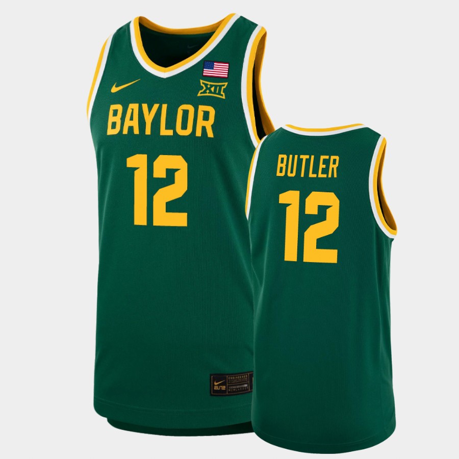 Men's Baylor Bears #12 Jared Butler Nike Green NCAA College Basketball Jersey Men's Baylor Bears #12 Jared Butler Nike Green NCAA College Basketball Jersey