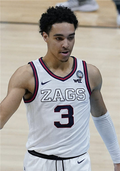 Men's Gonzaga Bulldogs #3 Andrew Nembhard 2021 White ZAGS Nike NCAA College Basketball Jersey Men's Gonzaga Bulldogs #3 Andrew Nembhard 2021 White ZAGS Nike NCAA College Basketball Jersey