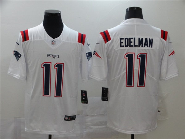Youth New England Patriots #11 Julian Edelman White Nike Vapor Player Limited Jersey 