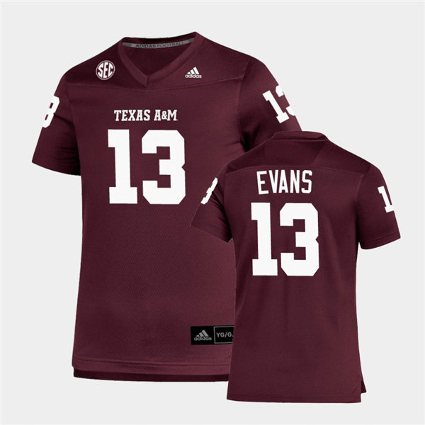 Mens Texas A&M Aggies #13 Mike Evans Adidas Maroon Football Game Jersey Mens Texas A&M Aggies #13 Mike Evans Adidas Maroon Football Game Jersey