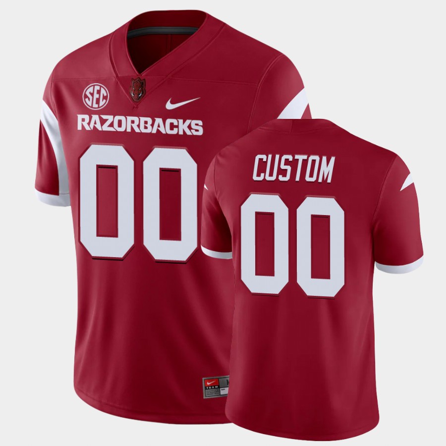 Youth Arkansas Razorbacks Custom Cardinal Nike Cardinal 2012-19 Razorbacks Football Jersey