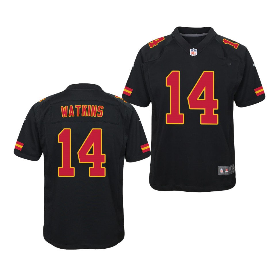 Youth Kansas City Chiefs #14 Sammy Watkins Nike Black Fashion Limited Jersey