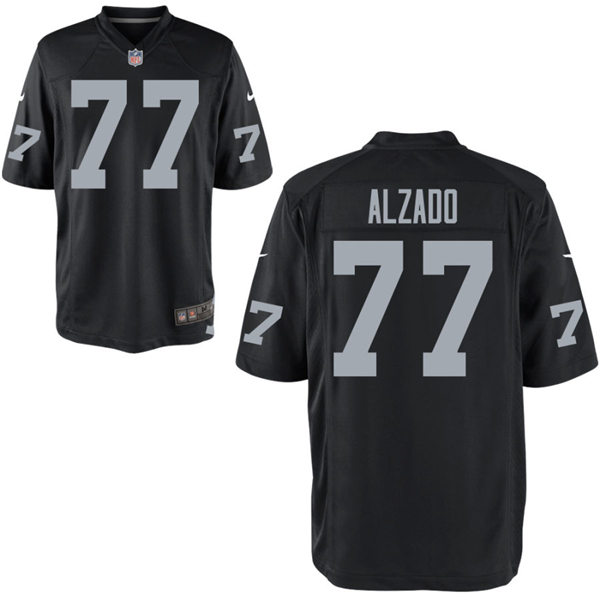 Youth Las Vegas Raiders Retired Player #77 Lyle Alzado Nike Black Vapor Limited Jersey  