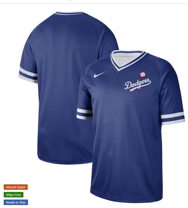 Los Angeles Dodgers Custom Nike Royal Cooperstown Collection Legend Jersey