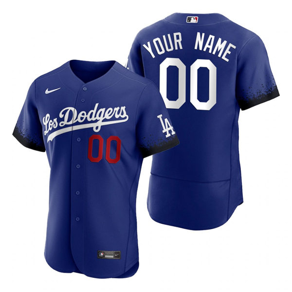 Los Angeles Dodgers Custom Nike Royal 2021 City Connect Jersey