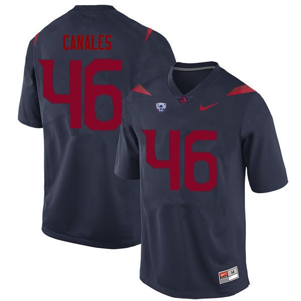 Mens Arizona Wildcats #46 Thor Canales Nike Navy College Football Game Jersey