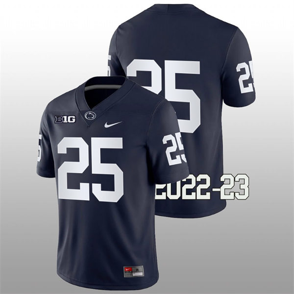 Mens Penn State Nittany Lions #25 Daequan Hardy Nike Navy College Game Football Jersey