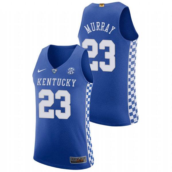 Mens Kentucky Wildcats #23 Jamal Murray Royal College Basketball Game Jersey Mens Kentucky Wildcats #23 Jamal Murray Royal College Basketball Game Jersey