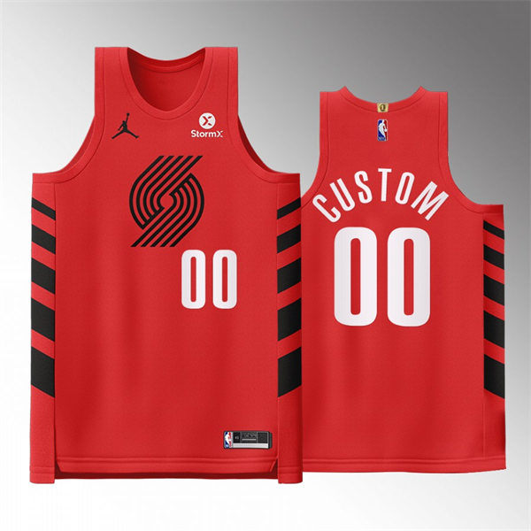Portland Trail Blazers Custom Red Statement Edition Jersey