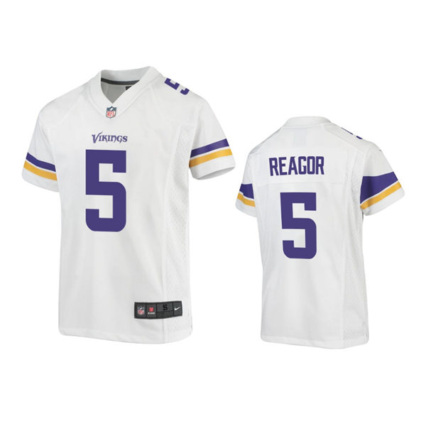 Youth Minnesota Vikings #5 Jalen Reagor Nike White Limited Jersey