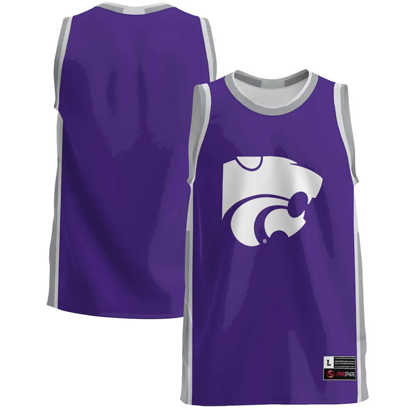 Kansas State Wildcats Custom Nike Purple College Basketball Limited Jersey
