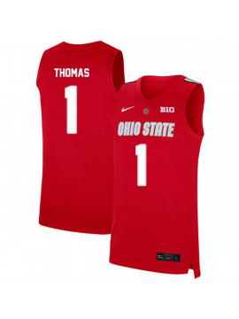 Men's #1 Deshaun Thomas Ohio State Buckeyes Elite Nike Scarlet Stitched College Basketball Jersey